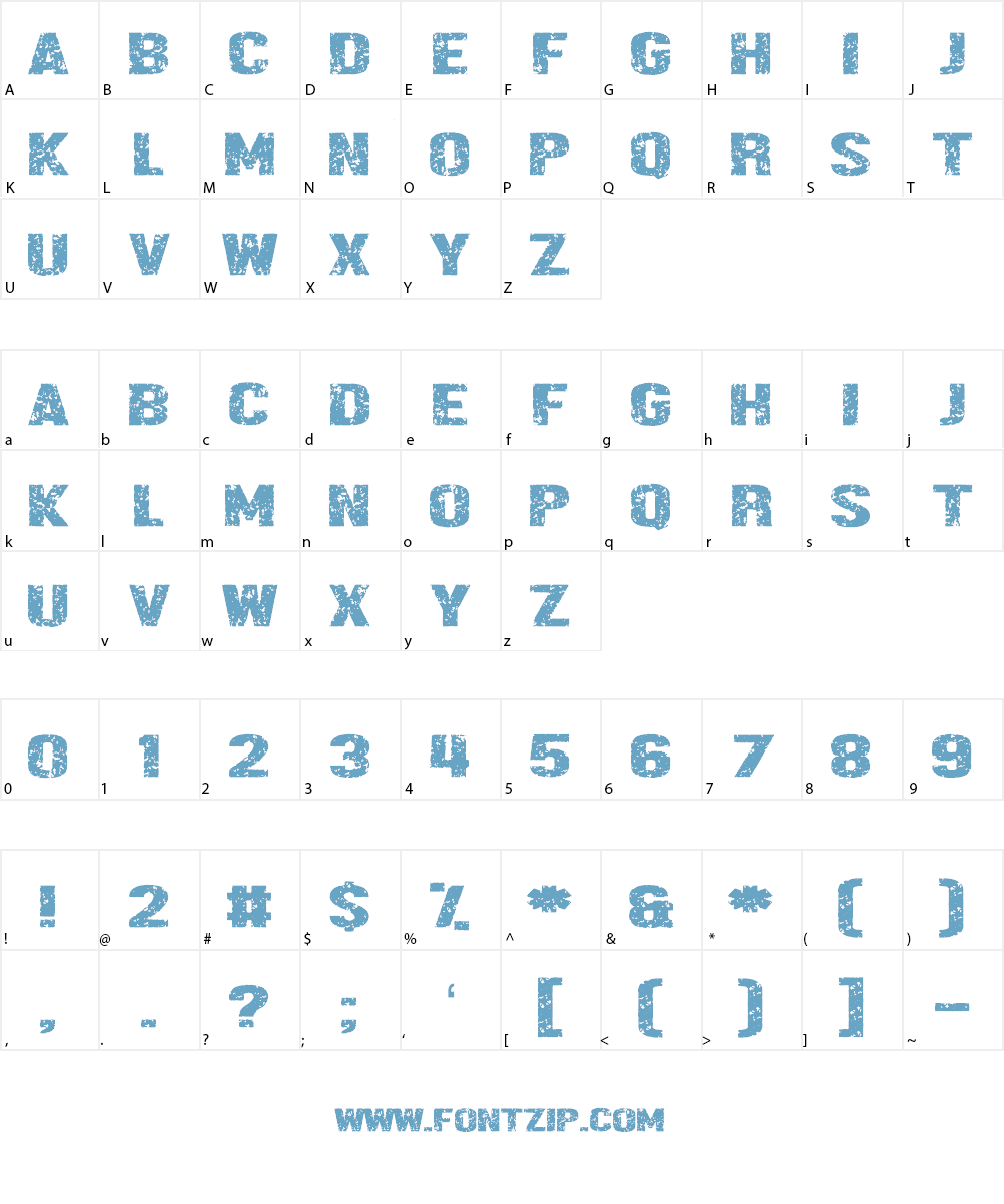 Fake News Font Character